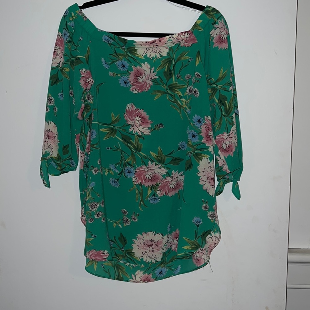 Floral Square neck blouse